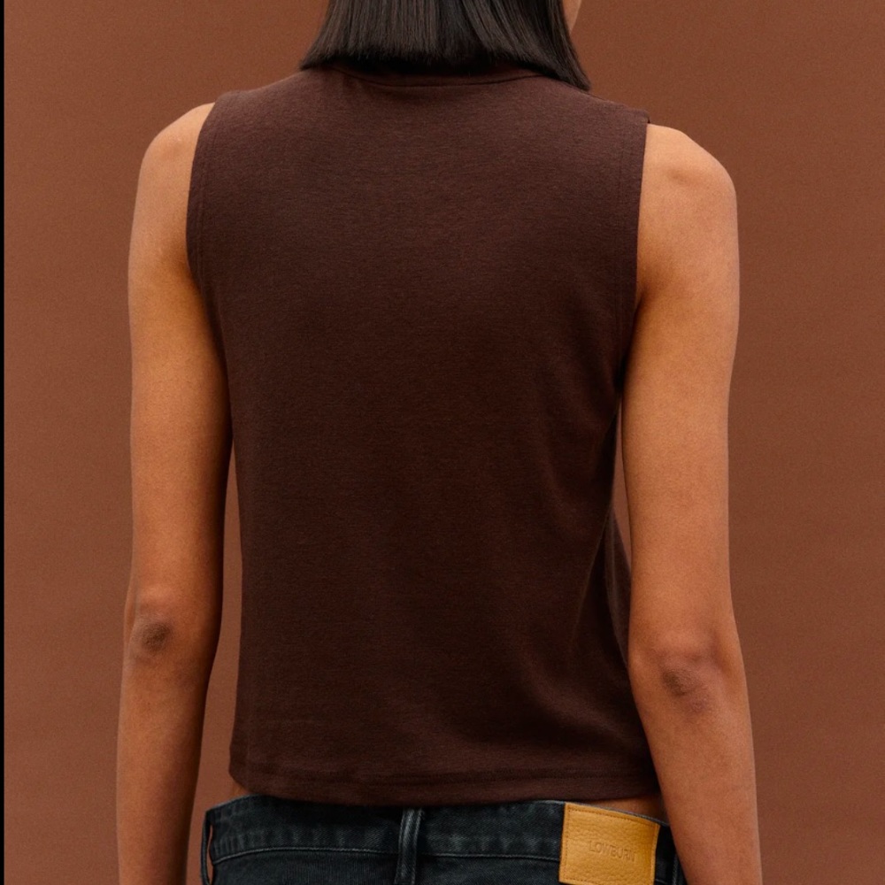 The Source Unknown Scalloped Sleeveless Turtleneck - image 3